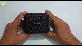 AIWA SB X30 BK Bluetooth Speaker Review Hindi [upl. by Htenek199]