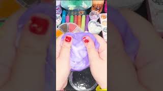 RAINBOW SLIME 🌈 Mixing Random Colors Slime  Most Satisfying Relaxing Slime video shorts [upl. by Isak]