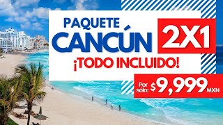 🏨 5 Hoteles BARATOS en CANCUN TODO INCLUIDO 😱🍺🍸🍤🍔 [upl. by Nahta]