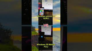 Windows phone 81 vs Windows 10 mobile [upl. by Jehiel]