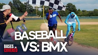 Olympic BMX Rider Kye Whyte VS Baseball [upl. by Suiluj798]