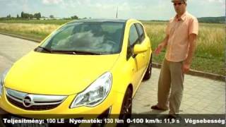 Opel Corsa 14 Ecotec Color Edition teszt [upl. by Cosma919]