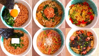 15 minute Easy Instant Ramen Recipes 🍜 Japanese amp Korean style 😋 [upl. by Inhoj]