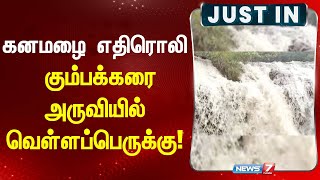 கனமழை எதிரொலி  கும்பக்கரை அருவியில் வெள்ளப்பெருக்கு I THENI I FLOOD I KUMBAKARAI WATER FALLS [upl. by Jovita]