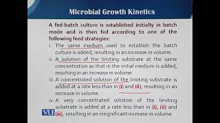 Fed Batch Culture I  Principles of Biochemical Engineering  BT513TTopic010 [upl. by Latrice659]