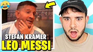 REACCIÓN a STEFAN KRAMER IMITANDO a LEO MESSI [upl. by Ulund]