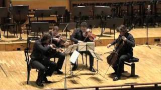 Accord Quartet plays Bartoks 2nd string quartet 3rd movement [upl. by Eerual938]