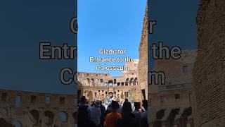 The Gladiator Entrance colosseum ancientrome gladiator2 romanempire rome ancientcivilizations [upl. by Nylissej121]