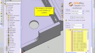 Design for Sheetmetal Fabrication using DFMPro [upl. by Rosalind]