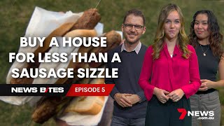 Expensive sausage sizzles cheap houses and sleep premonitions  News Bites Episode 5 [upl. by Ellehc799]