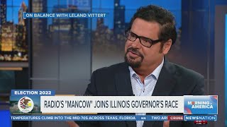 Erich “Mancow” Muller joins Illinois Governors Race  Morning in America [upl. by Russo223]