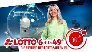 Die Ziehung der Lottozahlen vom 30102024 in 360 Grad [upl. by Nwahsem]