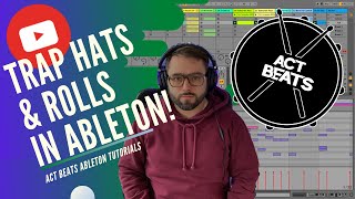 Trap HiHats amp HiHat Rolls  Ableton Live Tutorial [upl. by Holmen491]