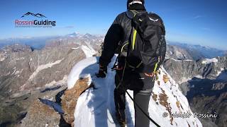 Matterhorn  balancing on the summit ridge [upl. by Ahsiea]