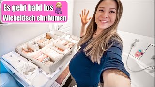 Es geht bald los 🤰🏼 Wickeltisch einräumen amp Baby Haul organisieren SSW 36 Mama VLOG  Mamiseelen [upl. by Pack725]