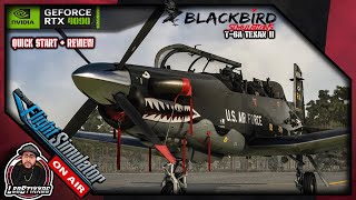 Blackbird Simulations T6A Texan 2 Quick Start  GPS Flightplan  Review  Microsoft Flight Simulator [upl. by Mayne]