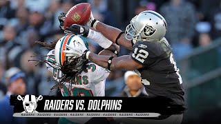 Raiders’ AllTime Memorable Highlights vs Miami Dolphins  NFL [upl. by Osmond916]