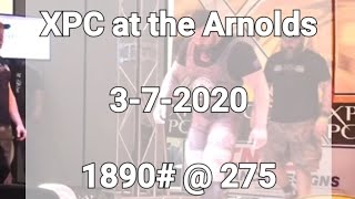 Brad Abbott  372020  XPC at the Arnold 2020 1890 total [upl. by Nnayram]