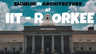 All Info about BArch course at IITROORKEE [upl. by Leinad]