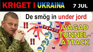 7 Jul Terrortunnlar Ryssarna TAR SIG FÖRBI Försvaret och Attackerar  Kriget i Ukraina förklaras [upl. by Frodeen]