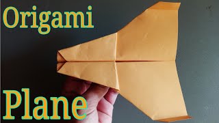 Paper airplane  Fast flying airplane  How to make paper airplane  Origami  Diy  Easy tutorial [upl. by Hamner]