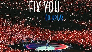 Coldplay Fix You Live Concert in Amsterdam 202324  Yohan Cruyff Arena  15072023 [upl. by Baudoin]