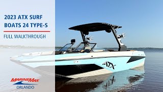 2023 ATX Surf Boats 24 TypeS  MarineMax Orlando [upl. by Nyliuqcaj354]