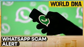 Whatsapp Scam Alert Scammers exploit users data by screensharing feature  Tech World DNA  WION [upl. by Marfe318]