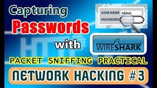 HINDI Capturing Passwords With Wireshark  Analyzing Packets  Packet Sniffing Practical [upl. by Ait]