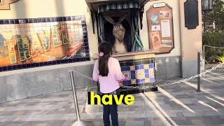 Funny Donkey conversation at Universal Studios Hollywood “Tells a Joke” [upl. by Yasmine]