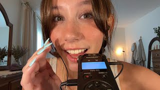 ASMR  Mic BitingEar Eating Mouth Sounds TASCAM [upl. by Nnaj24]