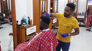 Ethiopiawi Asge  Adolis Barber shop አስጌ አዶሊስ ፀጉር ቤት [upl. by Dulcle713]