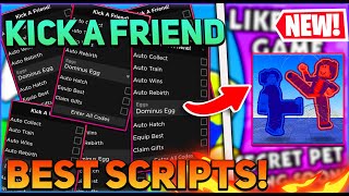 Kick A Friend Script Hack  BEST Auto Farm  Inf Wins amp Open Eggs amp More  PC [upl. by Attennek]