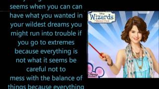 Wizards of waverly place theme song Lyrics [upl. by Coumas]