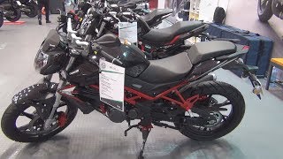 Benelli BN 125 CBS Black 2019 Exterior and Interior [upl. by Xena]