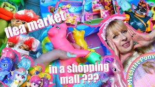 Live TOY HUNTING at the flea market  G1 vintage My Little Pony G4 MLP Polly Pocket Thundercats [upl. by Curr782]