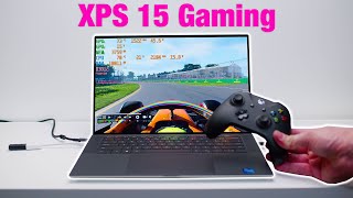 XPS 15 9510 Gaming Review RTX 3050 Ti  Thermals Fan Noise Power Output [upl. by Goldarina]