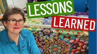 🗓 LONG TERM PROJECTS  10 LESSONS LEARNED FROM MY NEW HEXAGON QUILT [upl. by Vacla]