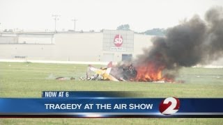 Air Show crash 6pm show open [upl. by Edgard]