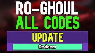 New RoGhoul Codes  Roblox RoGhoul Codes April 2024 [upl. by Leila]