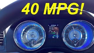 Chrysler 300 Fuel Economy Test  Better Than You Might Think [upl. by Belshin]