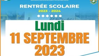 Rentrée Scolaire 20232024 Le Découpage De LAnnée amp Les Dates Des Différents Congés Disponibles [upl. by Solahcin]