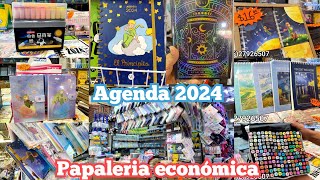 Una de las PAPELERÍAS MAS ECONOMICAS DE MESONES 🤯 quotAgendas 2024 Plumones Libretas Plumas [upl. by Sheffie]