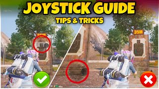 PERFECT JOYSTICK GUIDE FOR BETTER JIGGLE🔥PUBG MOBILEBGMI TIPS amp TRICKS [upl. by Nalra403]