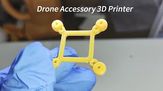 Efficient 3D Printer Creating Drone Accessories with TopDown DLP Technology [upl. by Nekcarb]