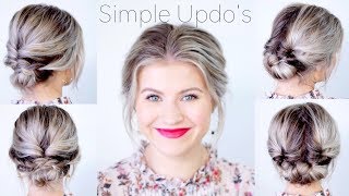 Simple Elegant Updo Hairstyles For Medium Length Hair  Milabu [upl. by Gannie923]