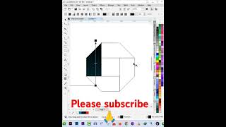 Logo design with in Corel draw 🤗👍shorts corldraw [upl. by Flora]