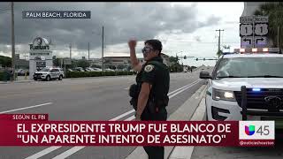 Como supuesto intento de asesinato así investiga el FBI incidente cerca de campo de golf de Trump [upl. by Mitchael]