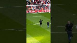 Klopp Fist Pump’s Kop anfieldstadium ynwa liverpoolfc bestfootballclub lfc bestfootballteam [upl. by Iredale]