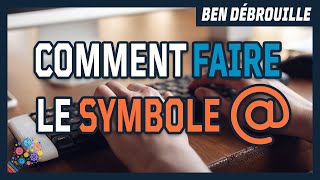 Comment faire le symbole arobase sur un clavier dordinateur [upl. by Nosrettap]